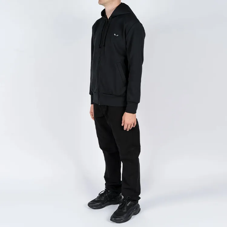 Comme Des Garcons Play Big Heart Zip Up Hoodie-2