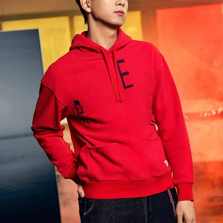 Levis Sweatshirts Men Red-3