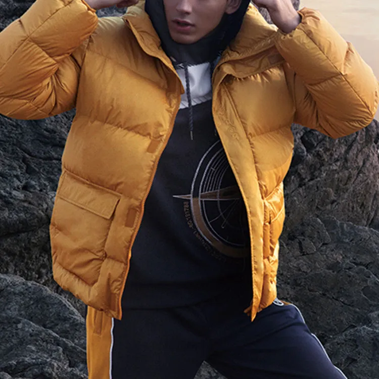LINING Down Jackets Men Sea Buckthorn Brown-2