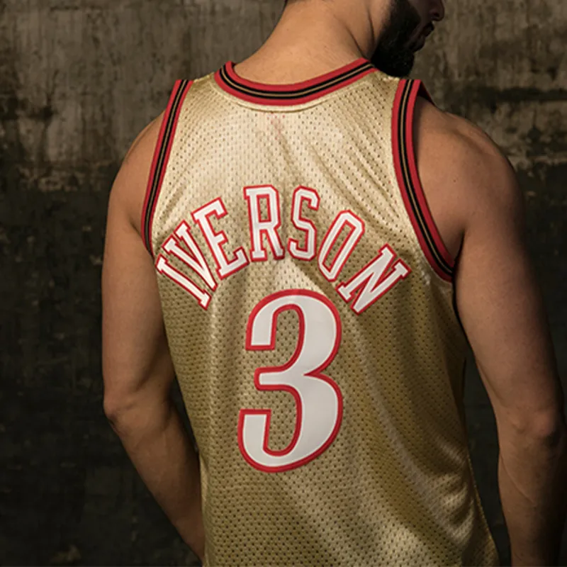 Mitchell Ness Basketball Jerseys Unisex-3