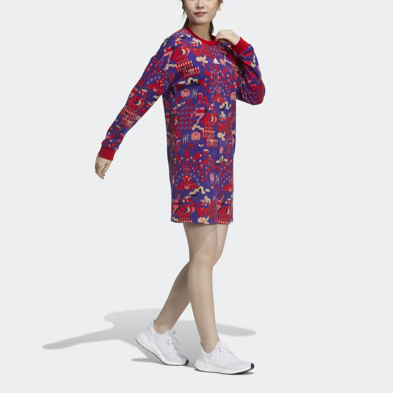 Adidas CNY Sweatshirt Women's Scarlet-3