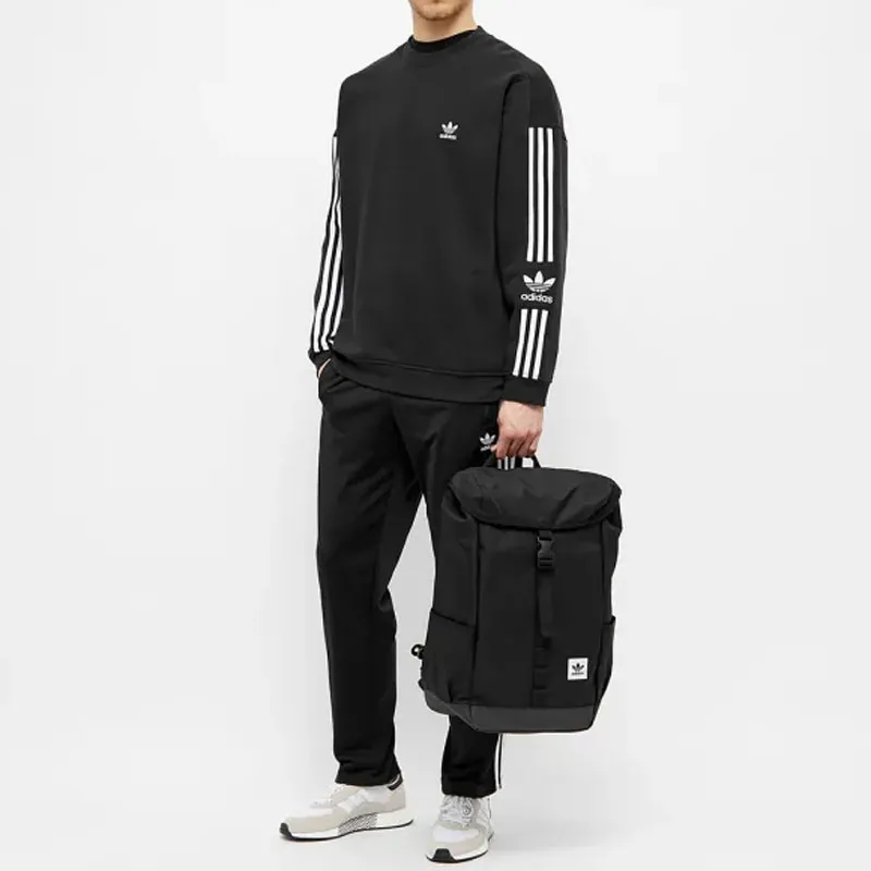 Adidas Originals Polyester Backpack Regular Unisex Black-6