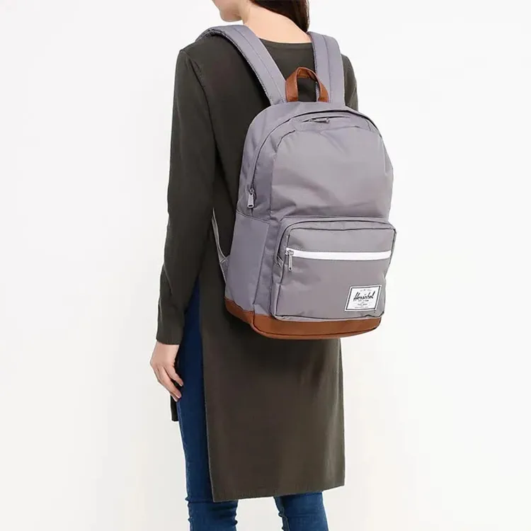 Herschel Polyester Backpack Regular Unisex Gray/Brown-5