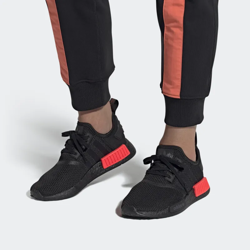 Adidas Originals Nmd R1 Core Black Solar Red 2020-6