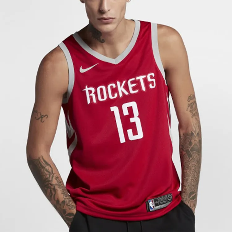 Nike Basketball Jerseys Men's University Red-2