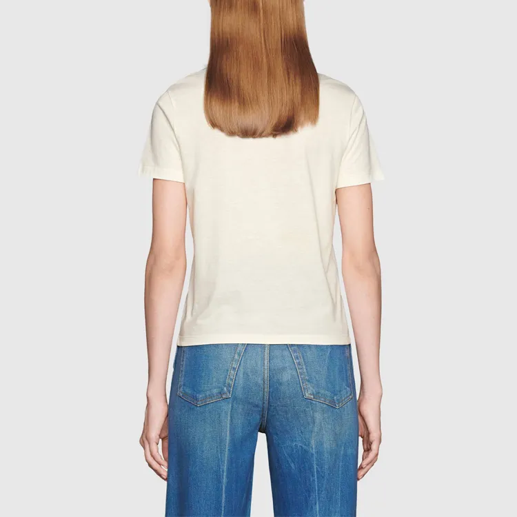 GUCCI Epilogue Series FW20 Regular T Shirt Women's Ivory White-3