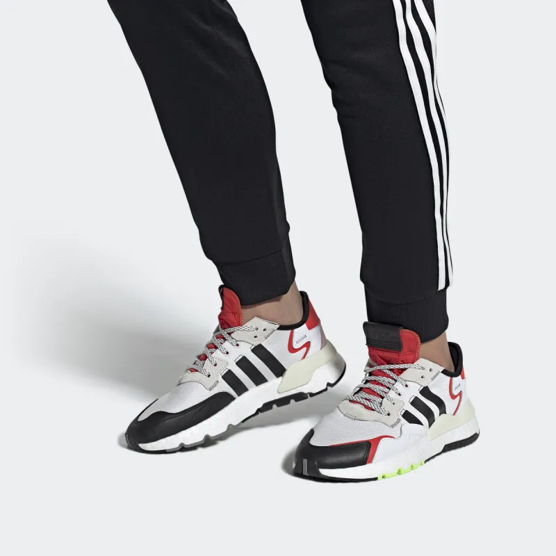 Adidas Nite Jogger White Black Red-6