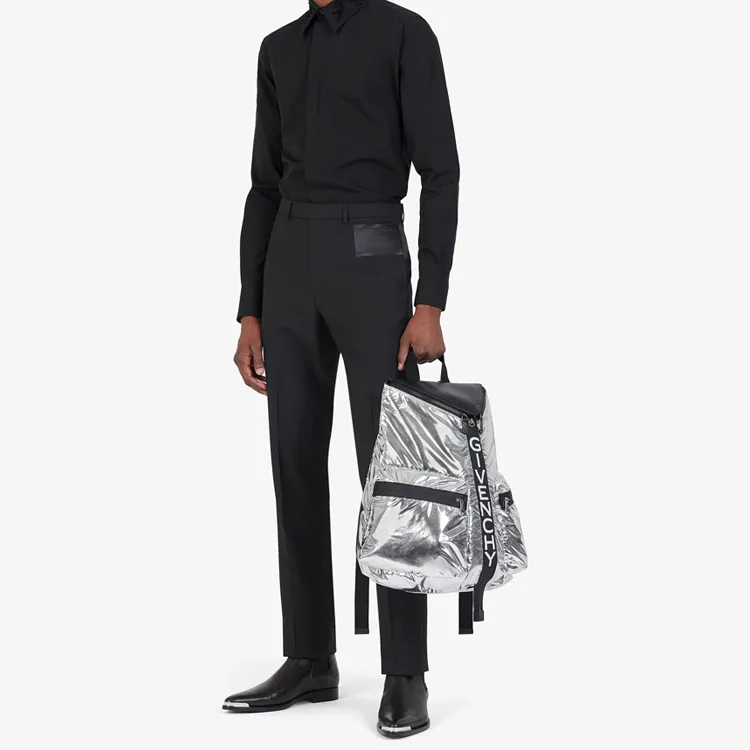 GIVENCHY Spectre Polyamide Backpack Men's Silver-3