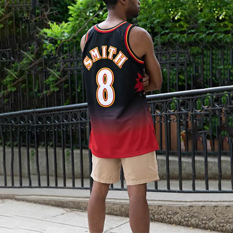 Mitchell Ness 'NBA Atlanta Hawks 1996 Steve Smith' Authentic Jersey-3