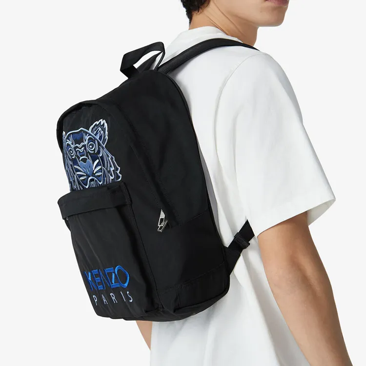 KENZO Polyester Backpack Men's Black-3