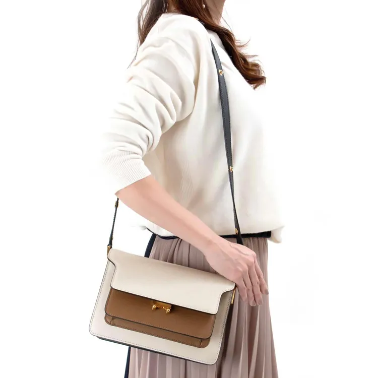 MARNI Trunk Cow Leather Trunk Bag, Shoulder Bag Women's-4
