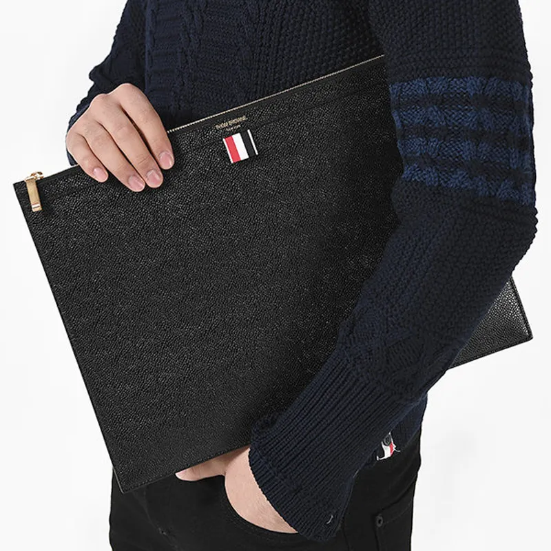 THOM BROWNE Rwb Stripe Zip Up Laptop Holder-4