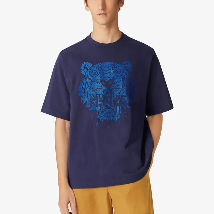KENZO T Shirts Men Marine Blue-1