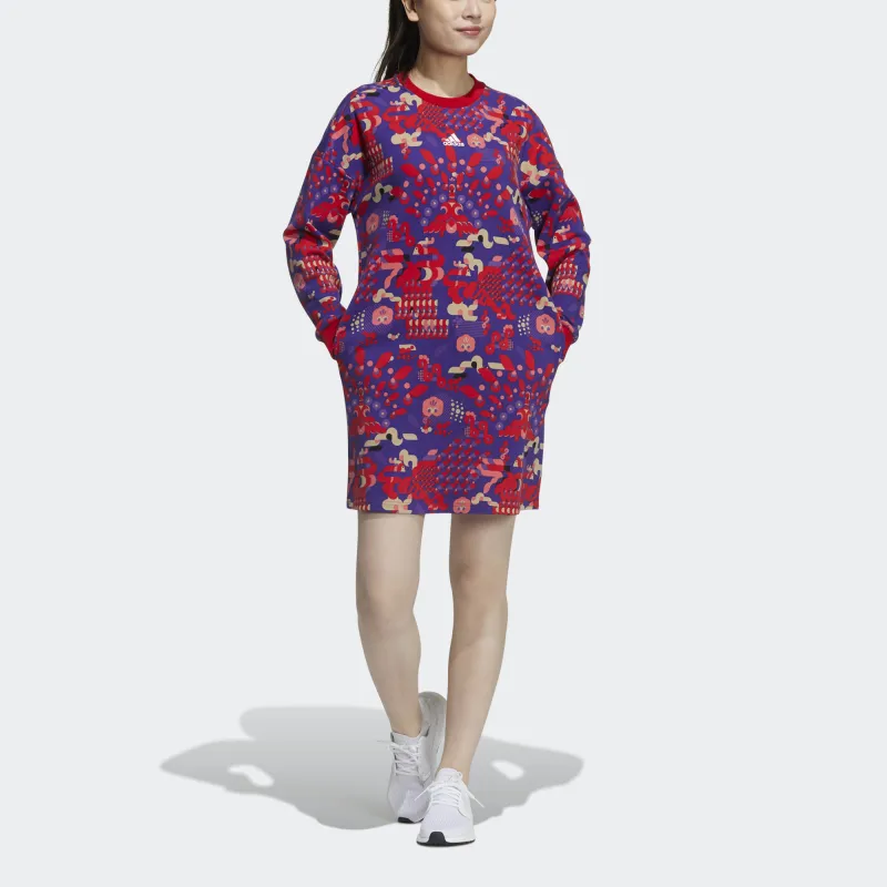 Adidas CNY Sweatshirt Women's Scarlet-1