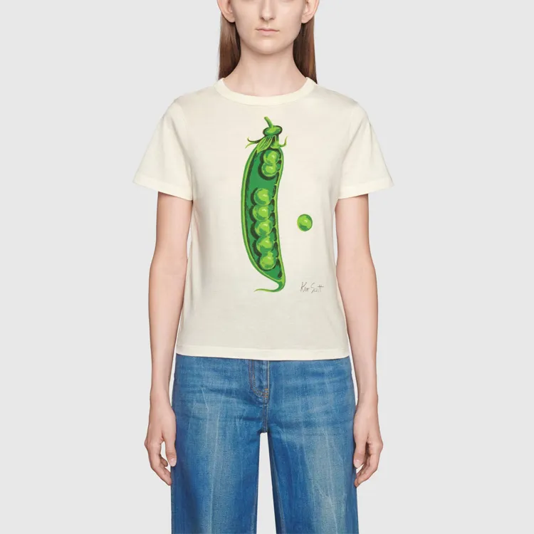 GUCCI Epilogue Series FW20 Regular T Shirt Women's Ivory White-2