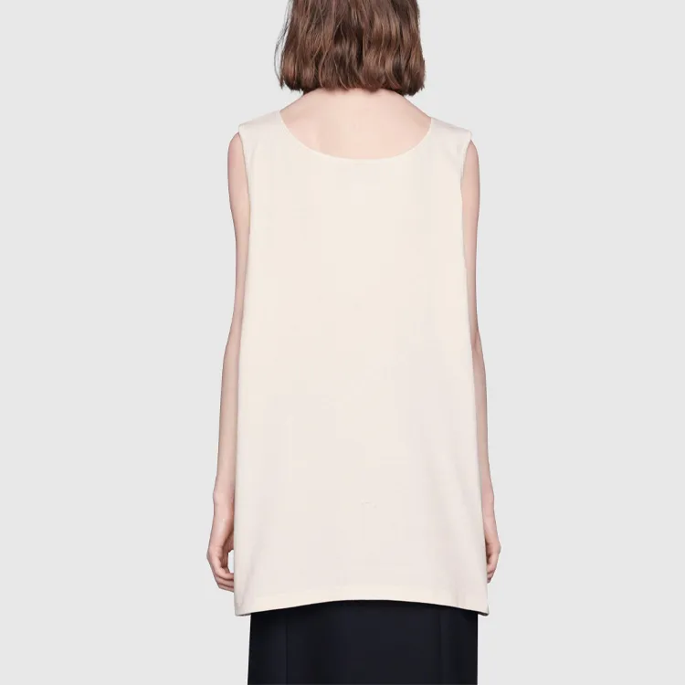 GUCCI Hawaii Printed Tank Top White-3