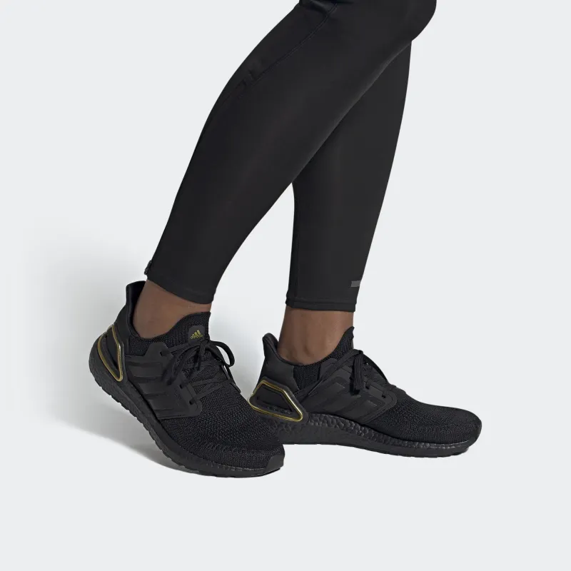 Adidas Ultra Boost 20 Core Black Gold Metallic-6