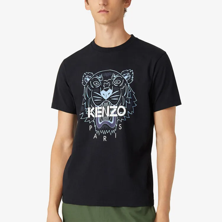 KENZO Men's Classic Tiger T-Shirt Black-2