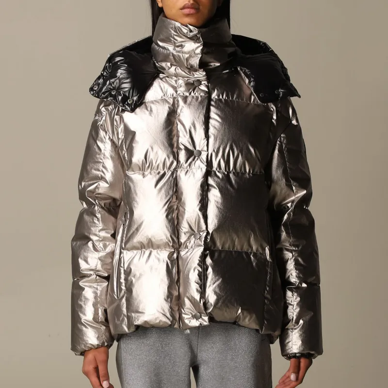 Moncler Parana Series Down Jacket Women's Silver-3