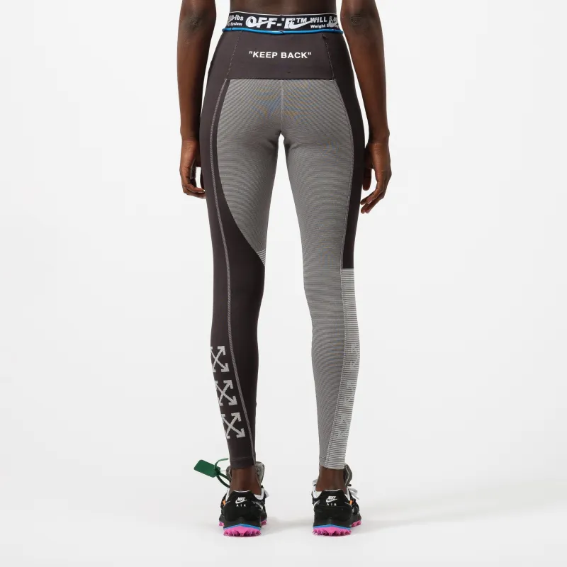 OFF WHITE X Nike Women's Easy Run Tight Vast Grey-3