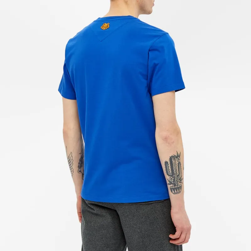 KENZO T-Shirts Men Royal Blue-3