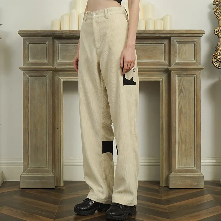 EMPTY REFERENCE Casual Pants Men's Beige-5