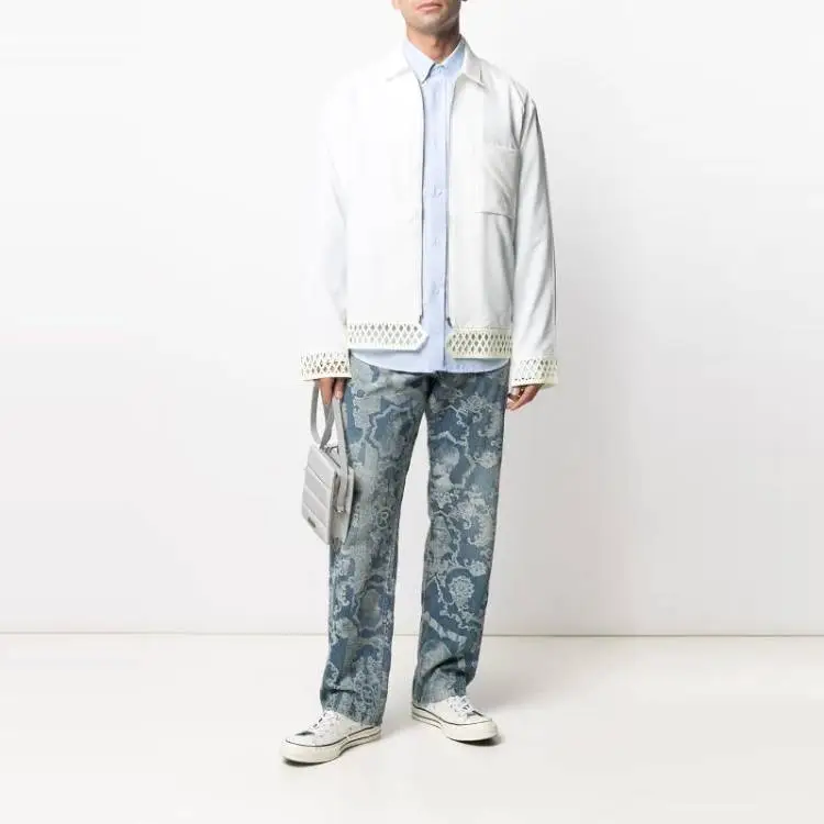 KENZO Classic Tiger Head Shirt Men's Light Blue-3