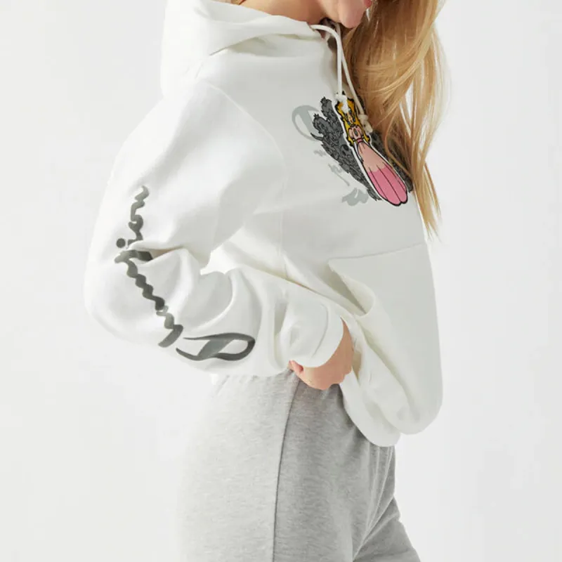 Champion Sweatshirt US Version Women's White-3