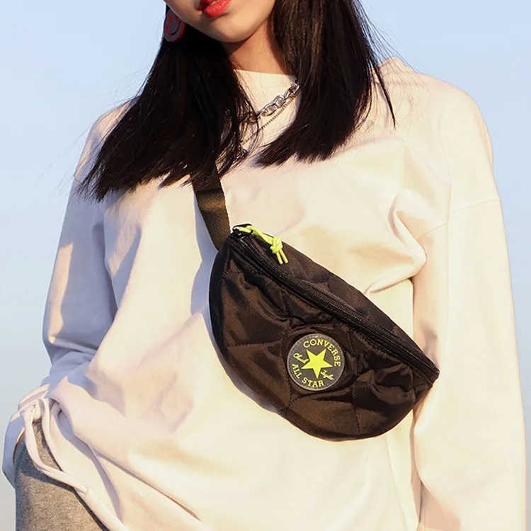 Converse Polyester Sling Bag Small Size Unisex Black-3