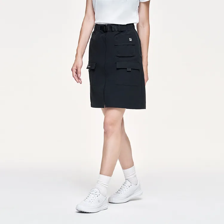 FILA Casual Long Skirts Women's Black-4