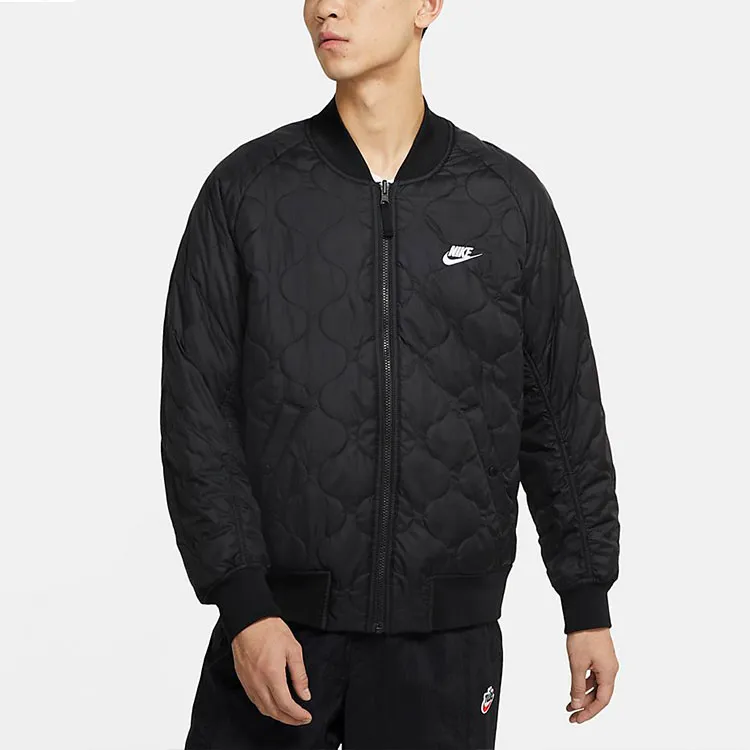 Nike Puffer Jackets Men Black-5