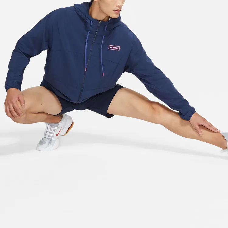 Nike Jackets Men Dark Navy Blue-2