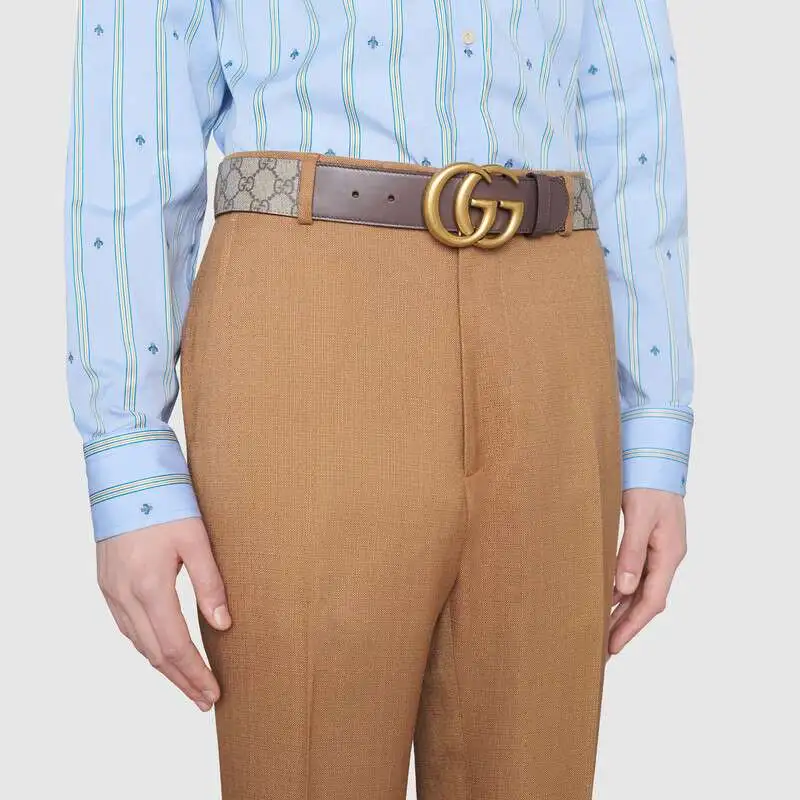 GUCCI Gg Belt Double G Buckle 1.5 Width-5