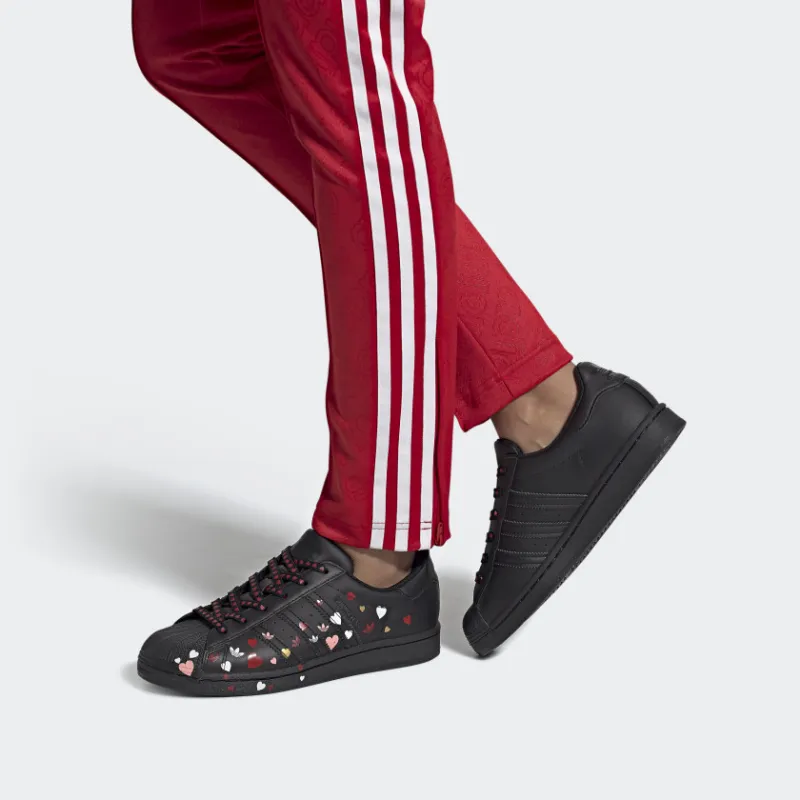 Adidas Superstar Valentine's Day Black Women's-6