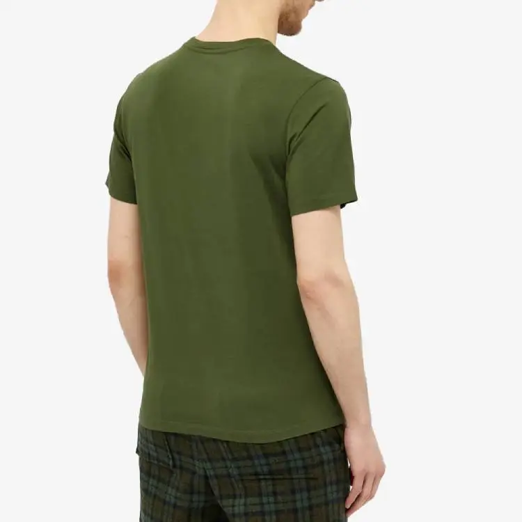 KENZO T Shirts Men Dark Khaki Green-3