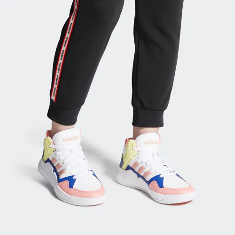 Adidas Neo Play9tis 2.0 'White Pink Blue' Women's-5