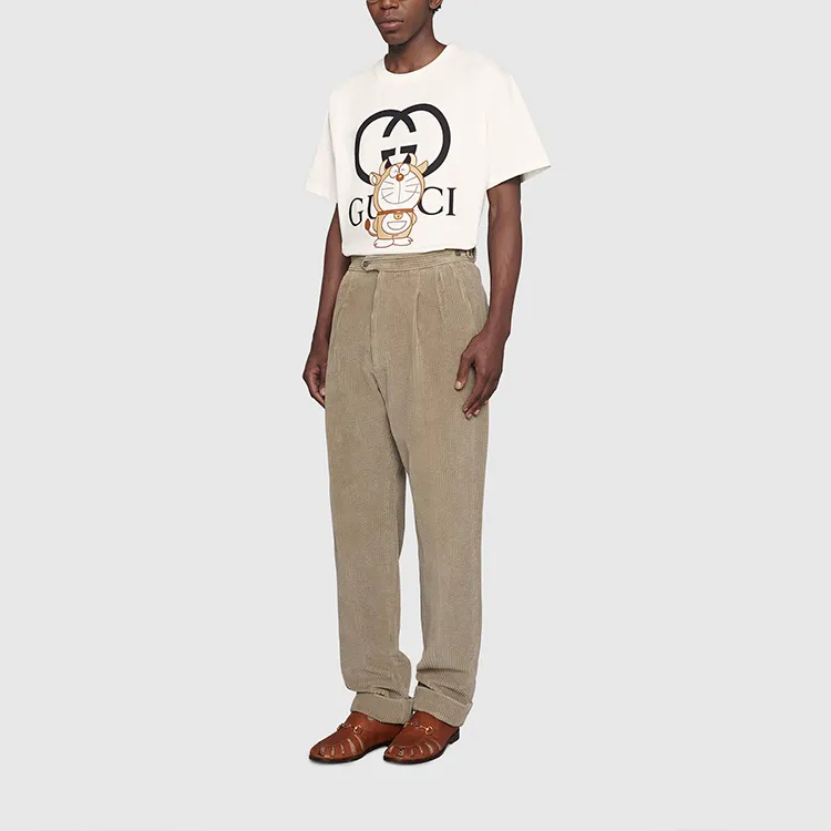 GUCCI T Shirt Men's Ivory White-3