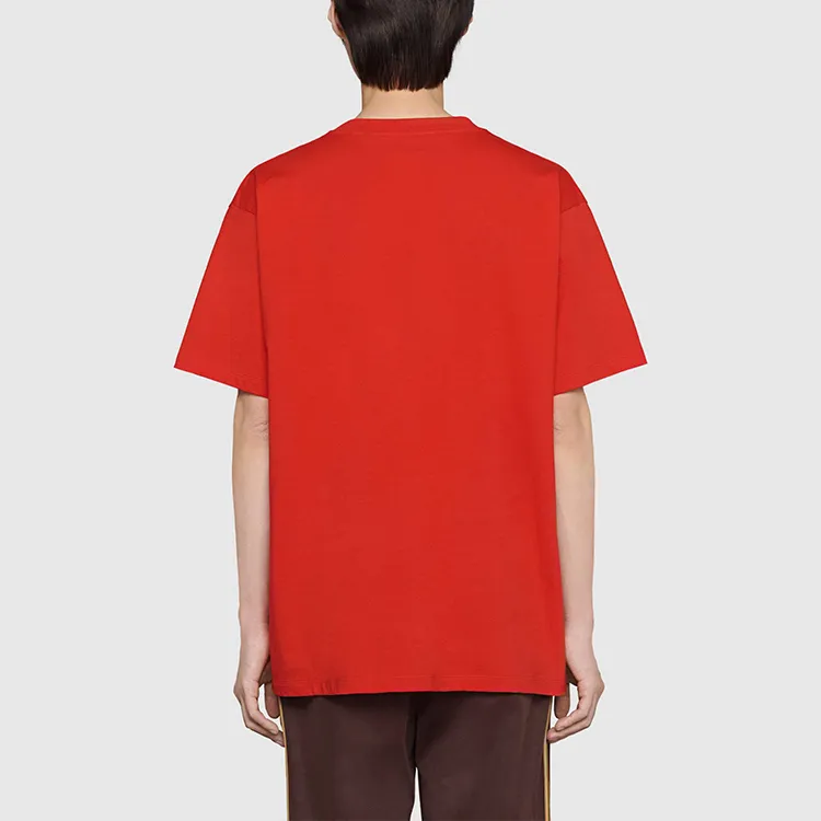 Doraemon X GUCCI T Shirts Men Red-3