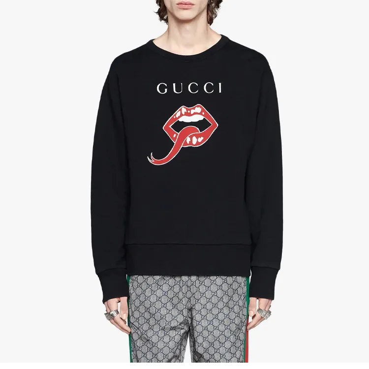 GUCCI Sweatshirts Men Black-1