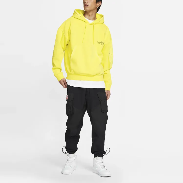 Jordan 23 Sweatshirts Men European Leather Yellow-3