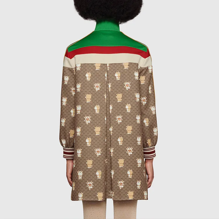 GUCCI x Doraemon New Year Jackets Coats Women's Ebony-2