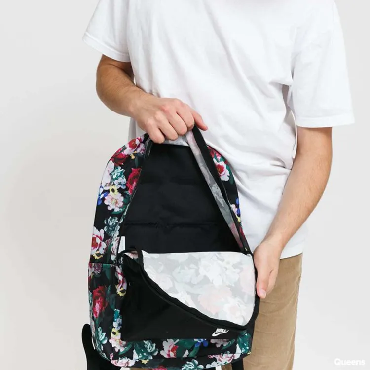 Nike Heritage Polyester Backpack Regular Unisex Black-4
