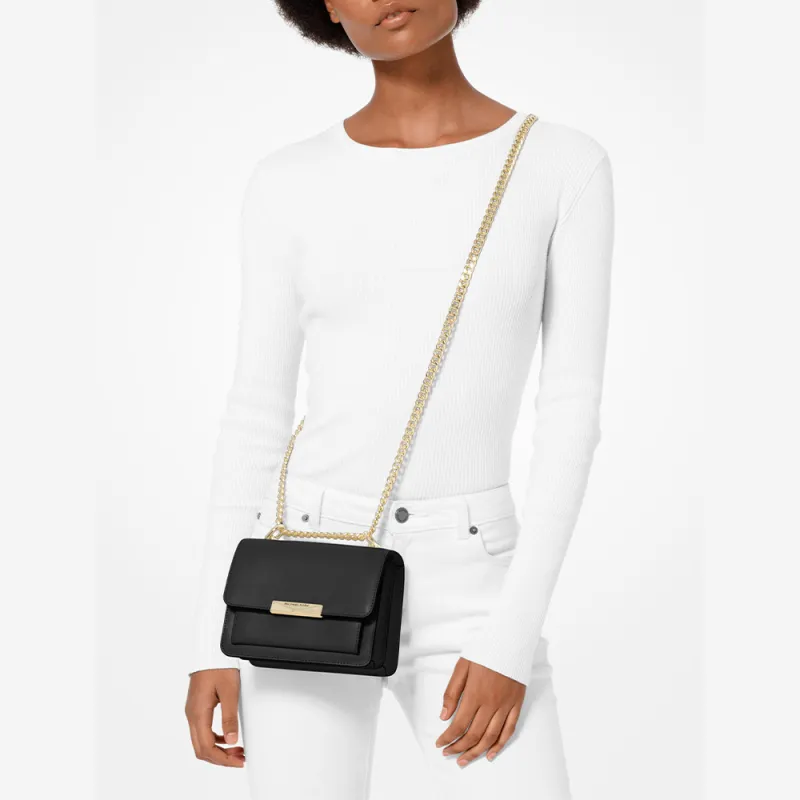 MICHAEL KORS Cow Leather Shoulder Bag, Crossbody Bag Extra Small Women's Black-3