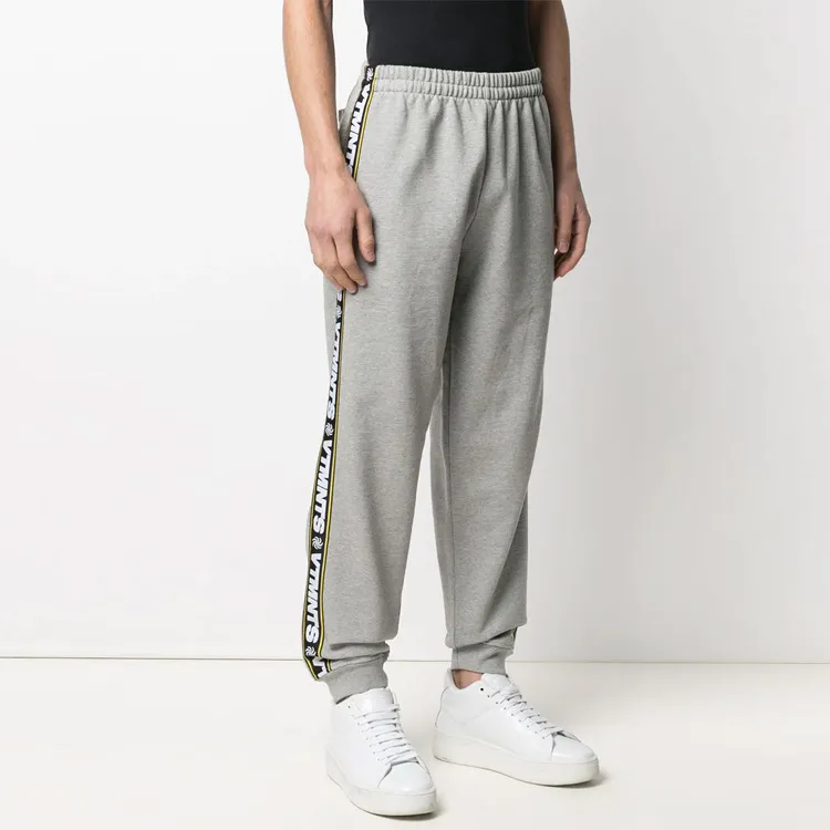 Vetements Knitted Sweatpants Unisex Gray-4