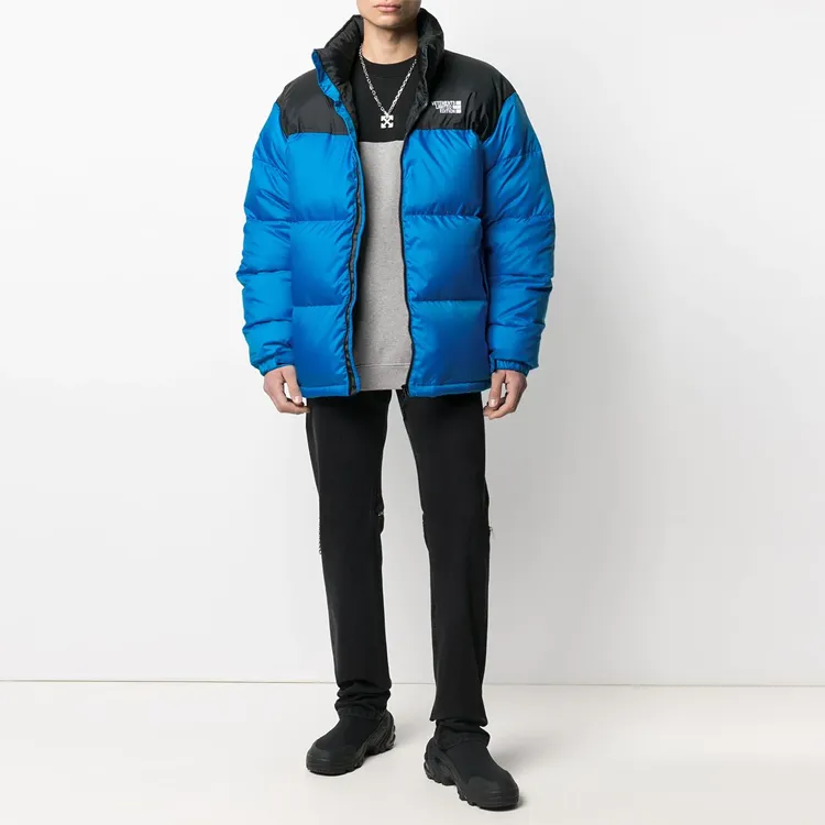 Vetements Down Jacket Winter Unisex Blue-2