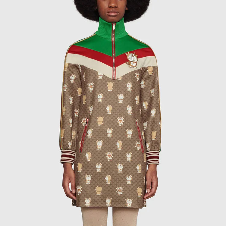 GUCCI x Doraemon New Year Jackets Coats Women's Ebony-1