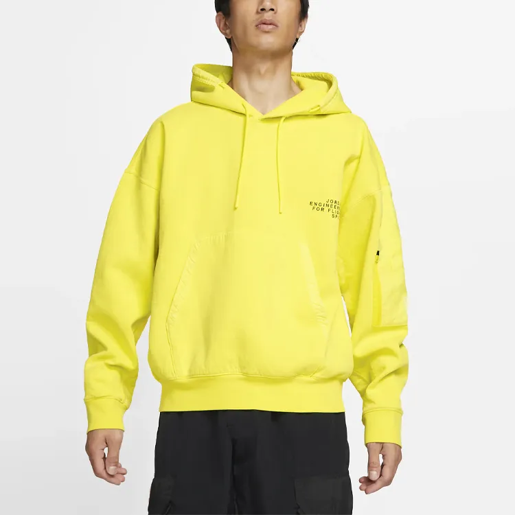 Jordan 23 Sweatshirts Men European Leather Yellow-2