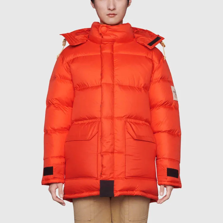 GUCCI x The North Face Down Jacket Winter Men's Orange-1