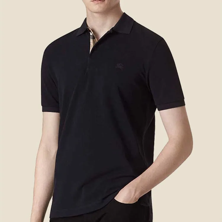 Burberry Polo Shirt Men's Black-4