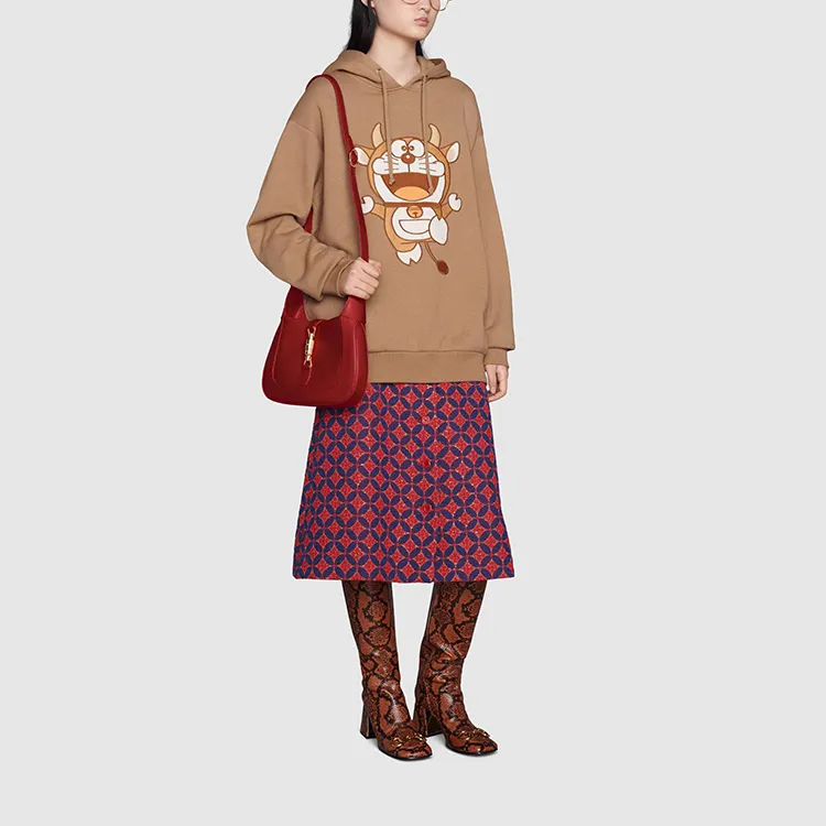 GUCCI x Doraemon Sweatshirt Women's Brown-3